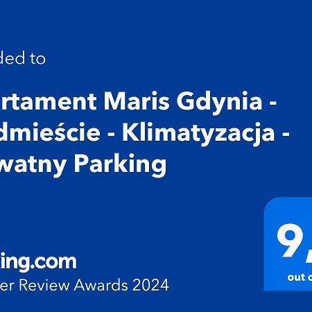 Apartament Maris Gdynia - Śródmieście - Klimatyzacja - Prywatny Parking Exterior foto